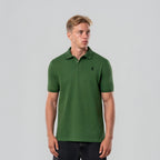 Men’s Green Fabric Polo Shirt
