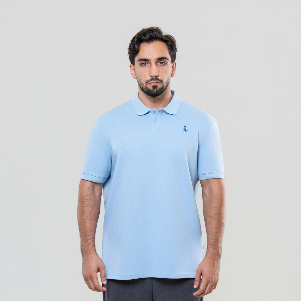 Men’s Polo Shirt – Sky Blue