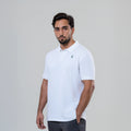 Men’s White Cotton Polo Shirt
