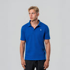 Men’s Blue Fabric Polo