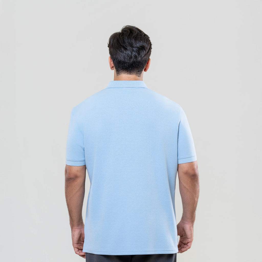 Men’s Polo Shirt – Sky Blue