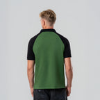 Men’s Cotton Polo Shirt – Green & Black