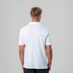 Men’s White Polo Shirt - Hidden Placket