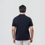 Men’s Black Cotton Polo Shirt